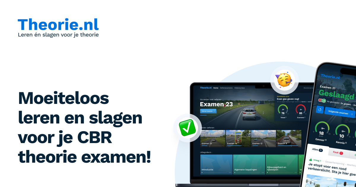 Gratis online je theorie examen oefenen | Theorie.nl - Online Theorie Examen Oefenen Gratis
