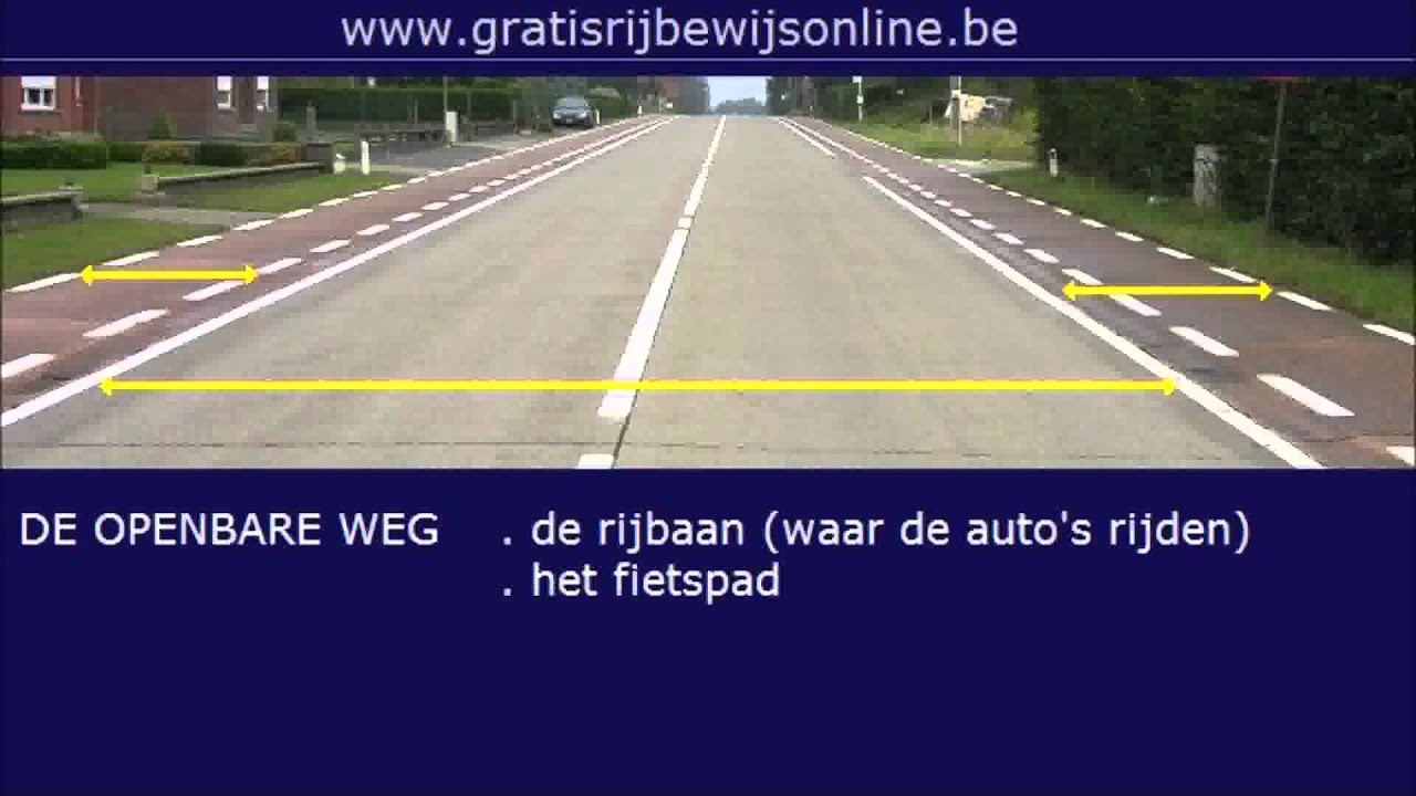 GRATIS RIJBEWIJS ONLINE (1) Rijbewijs B - DE OPENBARE WEG - DE RIJBAAN - Waar Mag Je Varen Met Vaarbewijs 1
