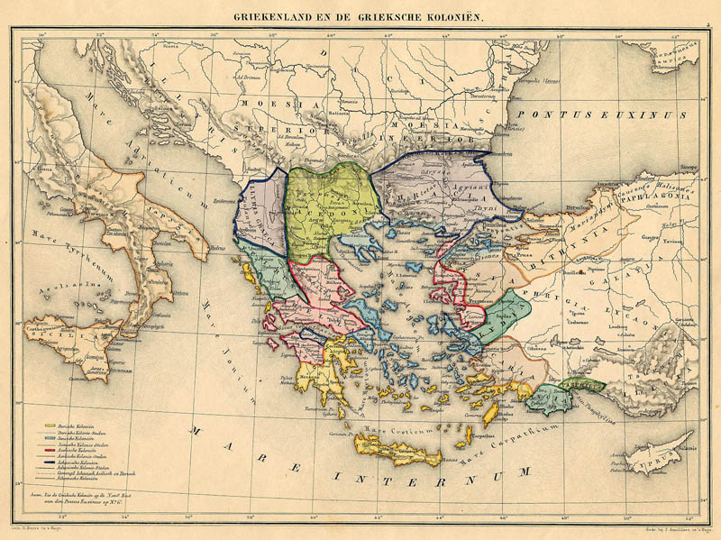 Griekenland op kaart - Het Oude Griekenland - Kaart Van Griekenland In Het Nederlands