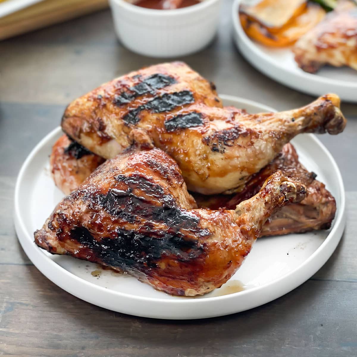 Grilled Chicken Leg Quarters - TheCookful - Chicken Run: Dawn Of The Nugget