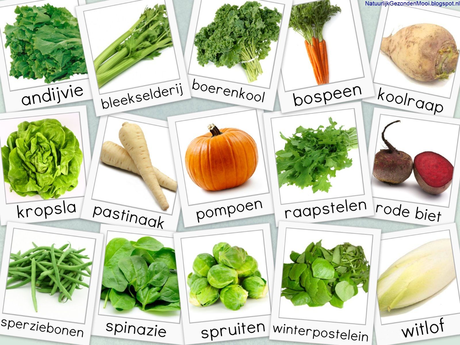 Groente, Sperziebonen, Groenten - Groenten En Fruit Met Vitamine D