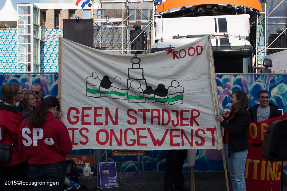 Groningen in actie tegen bed-bad-brood regeling - Bed Bad Brood Regeling
