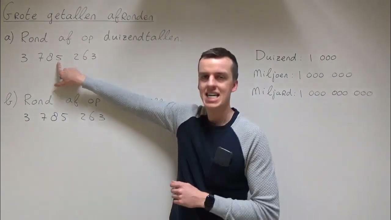 Grote getallen afronden (1 HAVO/VWO) - YouTube - Getallen En Ruimte Havo Vwo 1