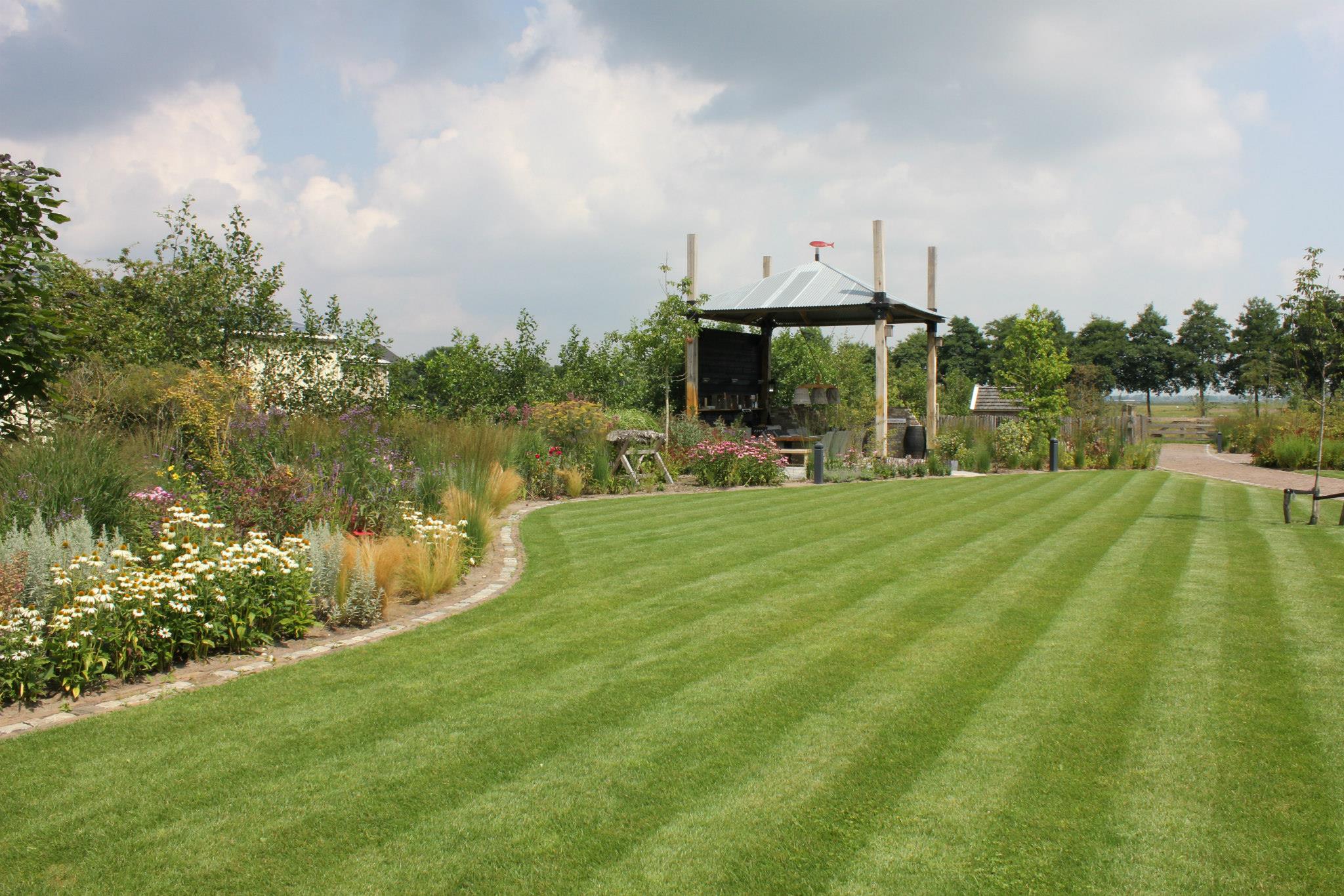 Grote tuinen - Admiraal Tuinvorming - Hovenier Bergen Alkmaar - Tuin Op Het Noorden Wanneer Zon