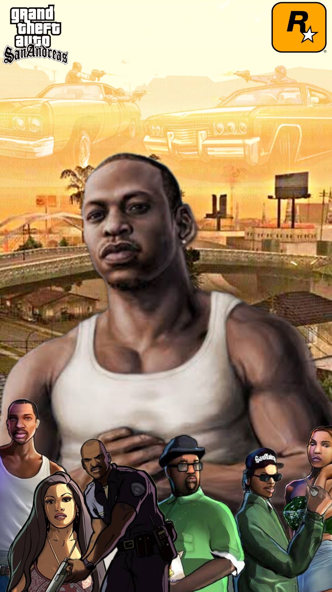 Gta, San Andreas, Grand Theft Auto Artwork, Versace Wallpaper, Emoji - Grand Theft Auto San Andreas Playstation 3