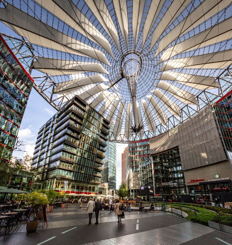 Potsdamer Platz Potsdamer Platz Berlijn Duitsland