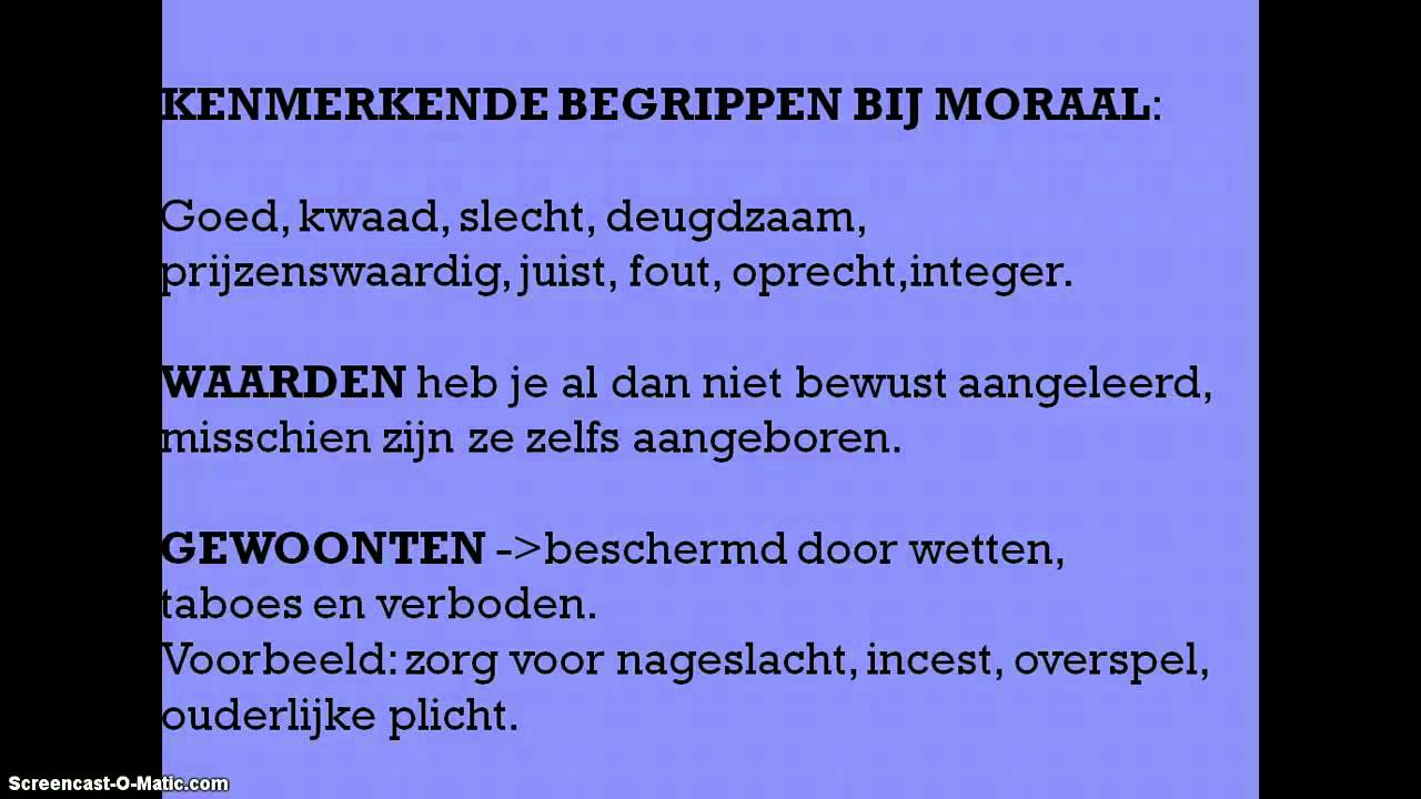 Moraal Van Het Verhaal Betekenis
