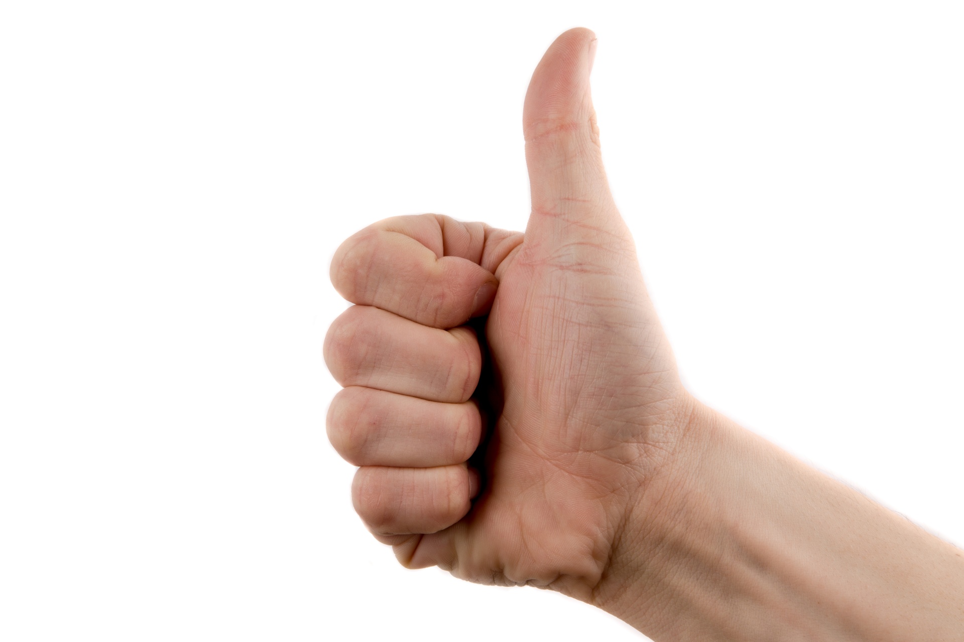 Hand With Thumb Up Free Stock Photo - Public Domain Pictures - Wat Betekent 3 Vingers Omhoog