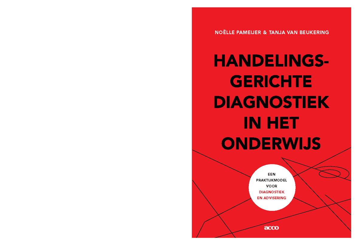Handelingsgerichte diagnostiek in het onderwijs beknopt - Handelingsgerichte Diagnostiek In Het Onderwijs