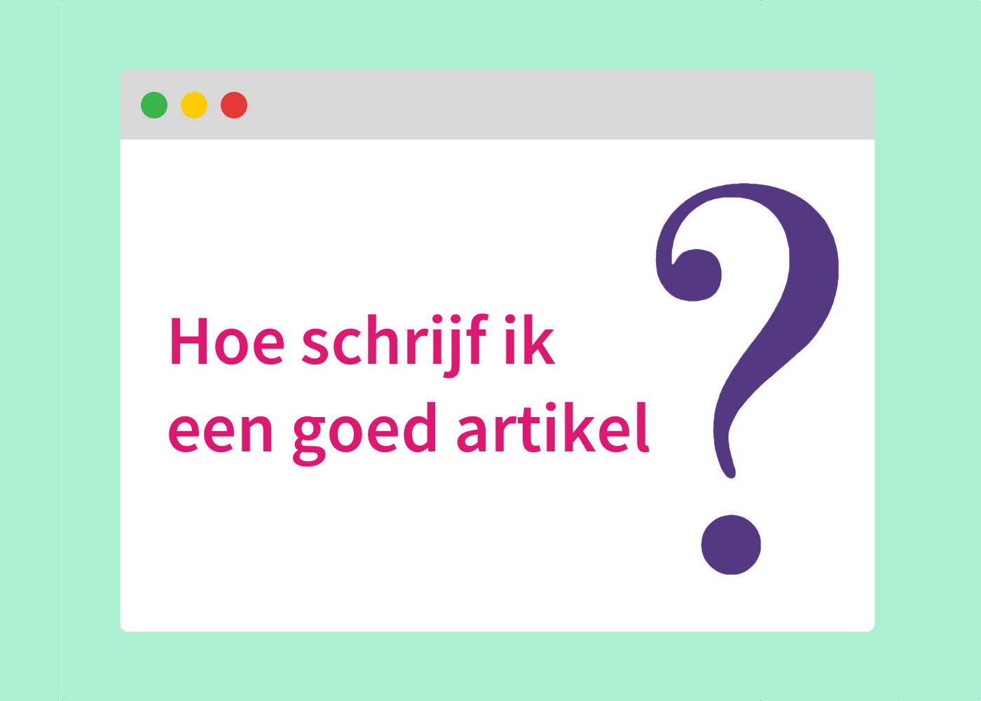 Handleiding artikel schrijven: vlot en gestructureerd - Doyoucopy - Hoe Eindig Je Een Artikel