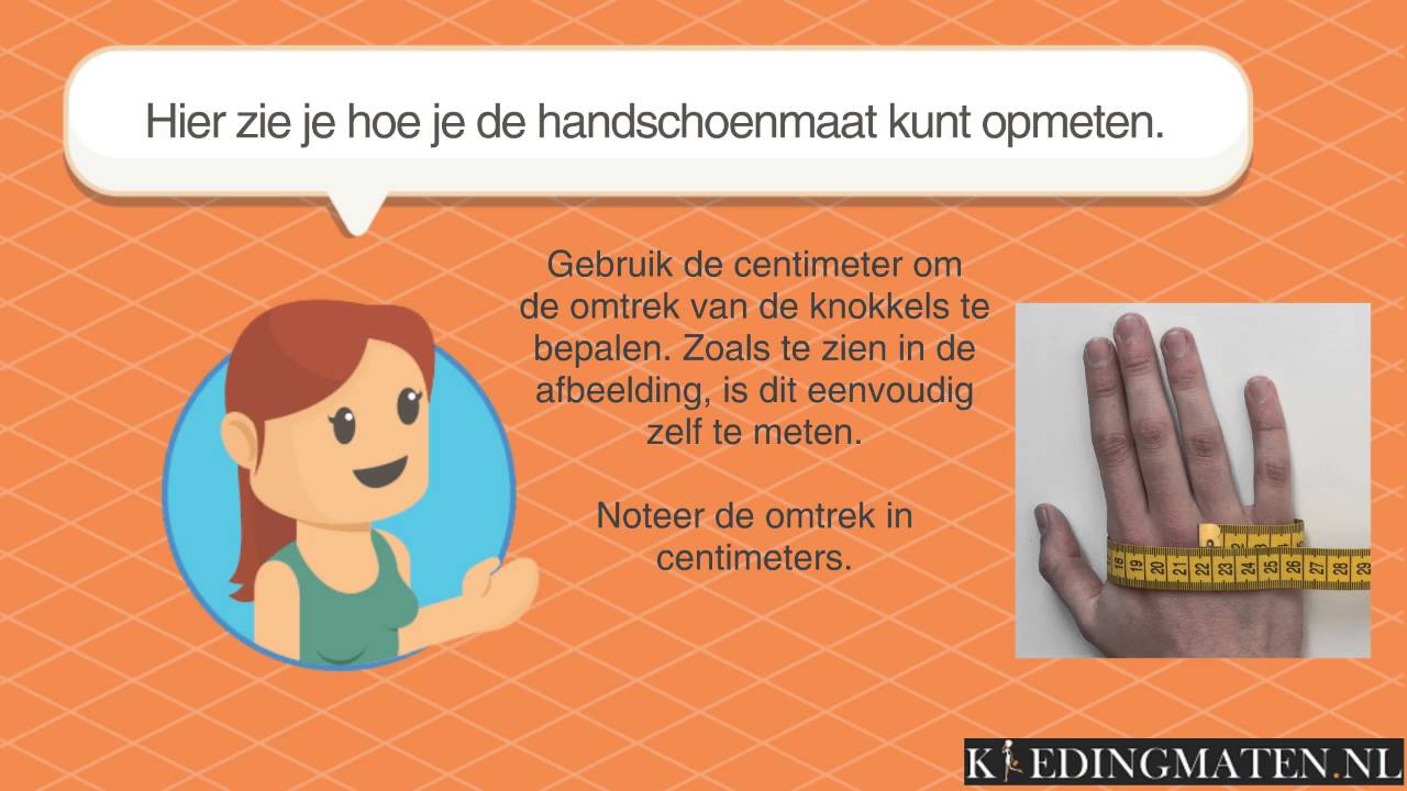 Handschoenen maat meten - YouTube - Hoe Wordt De Maat Voor Gezichtsscherpte