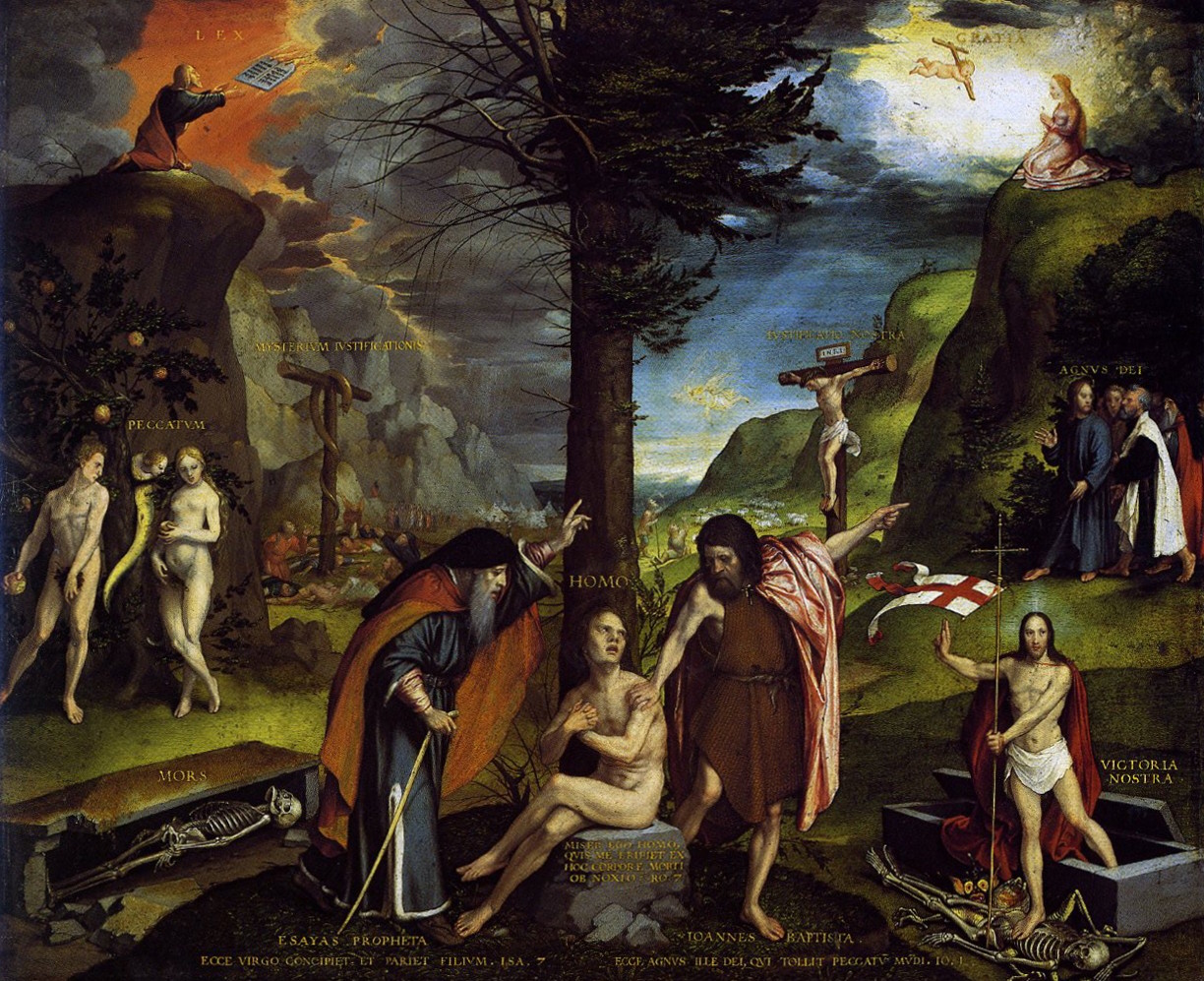 Hans Holbein de Jonge: Het Oude en het Nieuwe Testament | bijbel en kunst - Nieuwe En Oude Testament