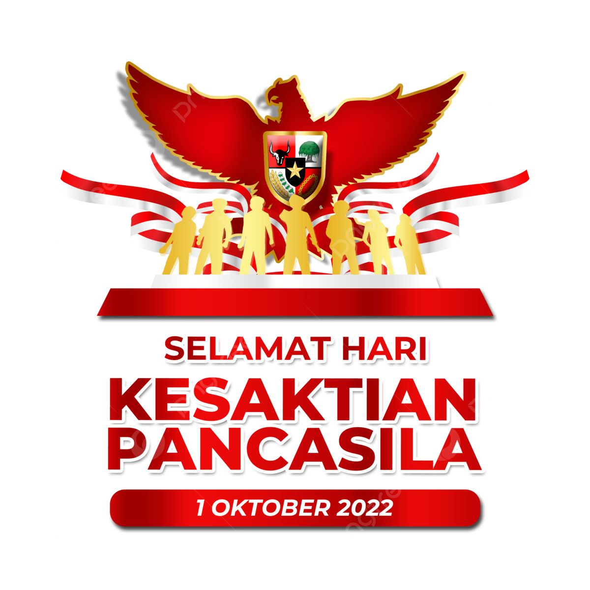 Hari Kesaktian Pancasila White Transparent, Poster Hari Kesaktian - Week Van De Hoogbegaafdheid 2022