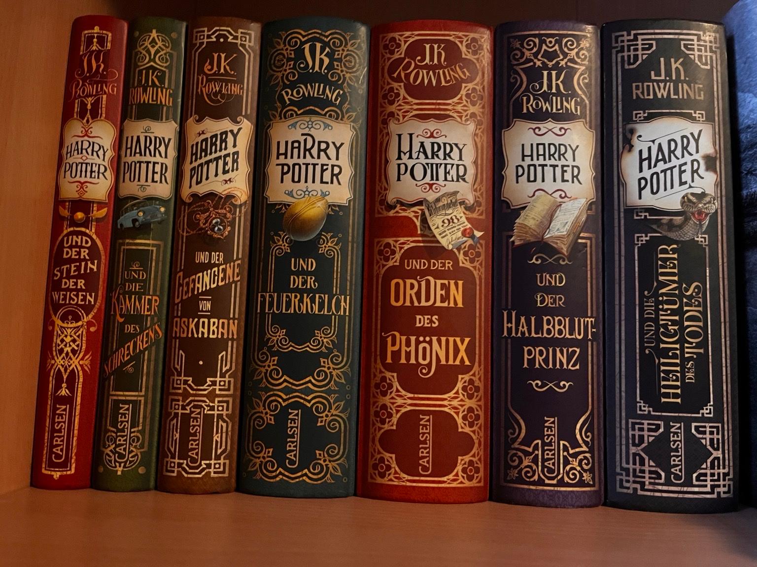 Harry Potter alle 7 Bände Jubiläumsausgabe in 40227 Düsseldorf für 80 - Hoeveel Delen Zijn Er Van Harry Potter