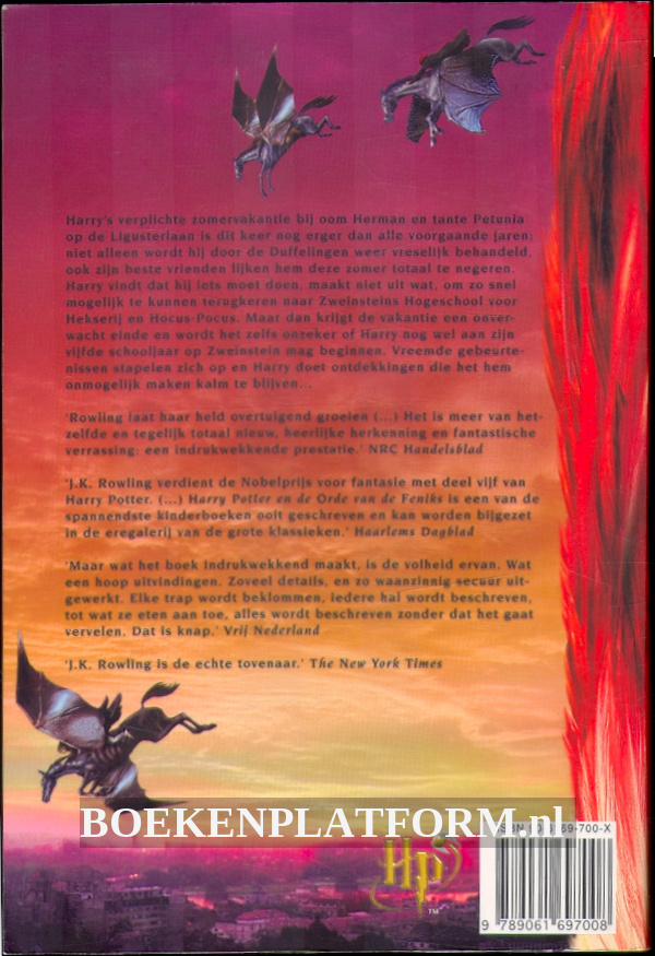 Harry Potter en de orde van de Feniks | BoekenPlatform.nl - Harry Potter En De Orde Van De Feniks
