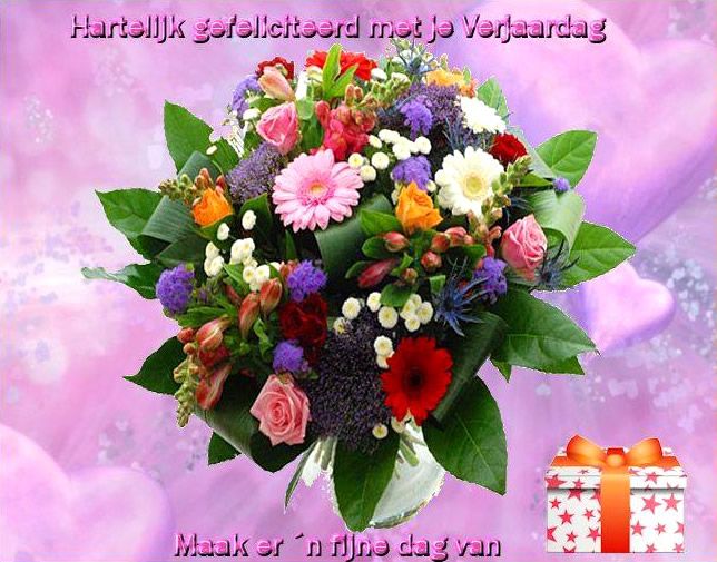 Hartelijk gefeliciteerd met je verjaardag Maak er 'n fijne dag van 28th - Gefeliciteerd Met U Of Uw Verjaardag