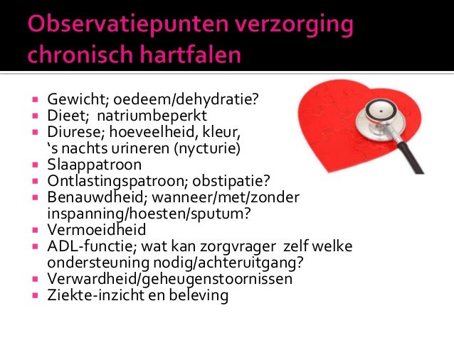 Hartfalen pathologie en zorgkunde - Vochtbeperking Bij Hartfalen Is Dat Altijd Nodig