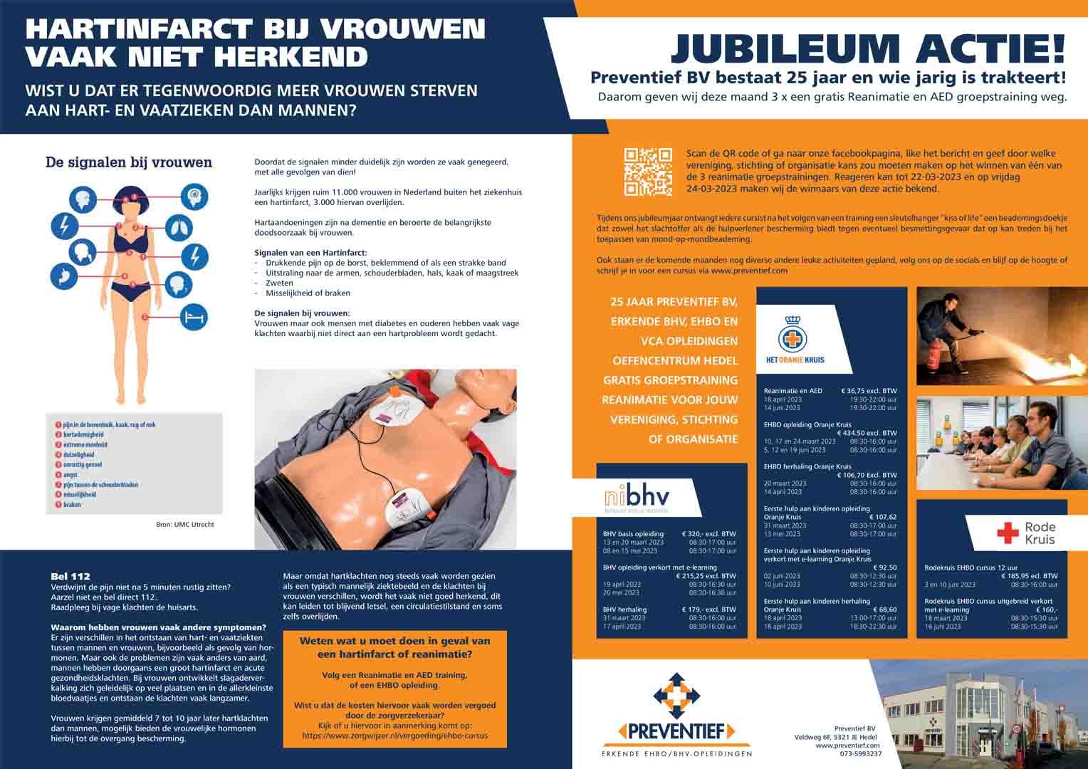 Hartinfarct bij vrouwen vaak niet herkend | Preventief BV - Ook Vrouwen Krijgen Een Hartinfarct