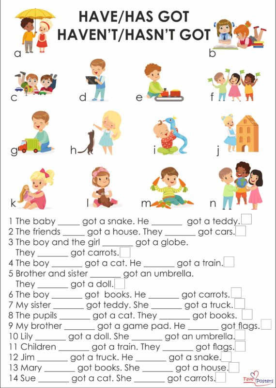 Have Got And Has Got
