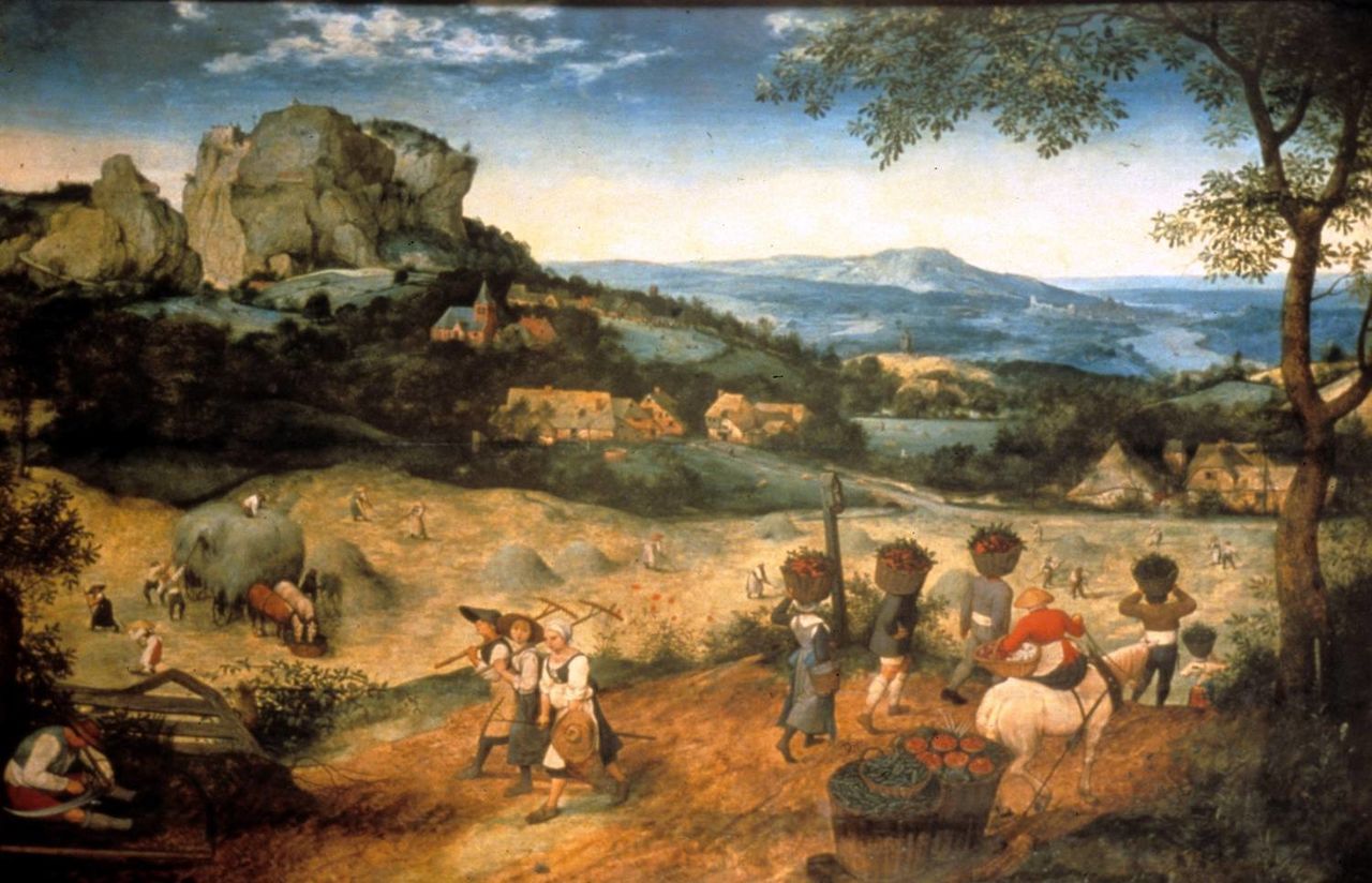 Haymaking, Pieter Brueghel the Elder - Paleis Lobkowicz in de Praagse - Paleis Lobkowicz In De Praagse Burcht