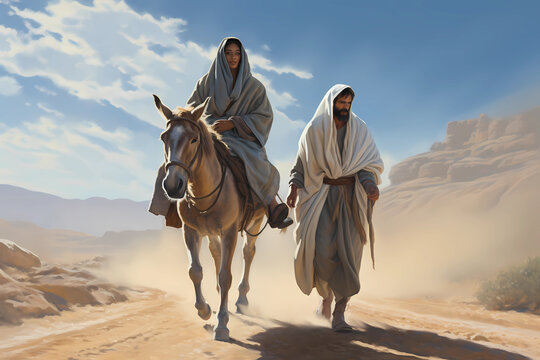 Herbergssuche Images – Browse 5 Stock Photos, Vectors, and Video - Waarom Moesten Jozef En Maria Naar Bethlehem