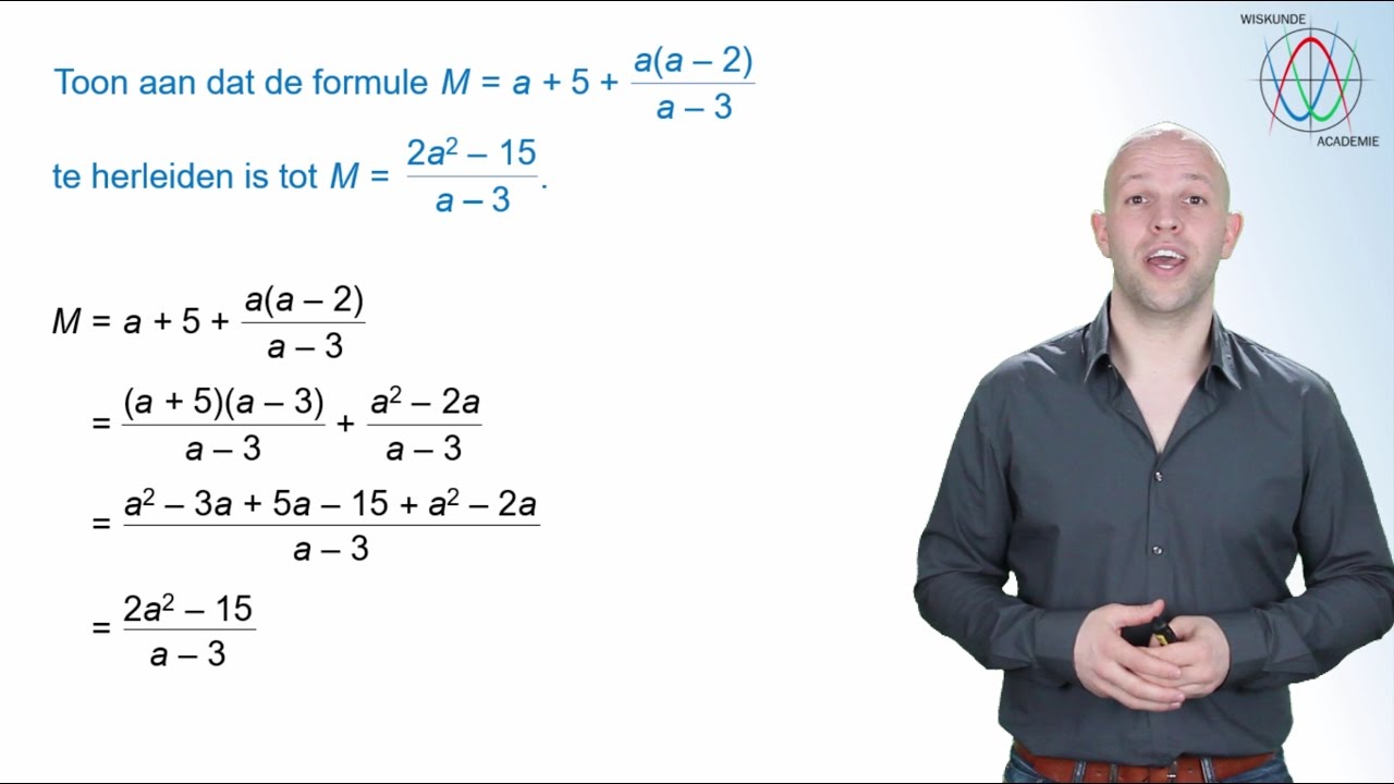 Formules Herleiden Wiskunde A Havo 5