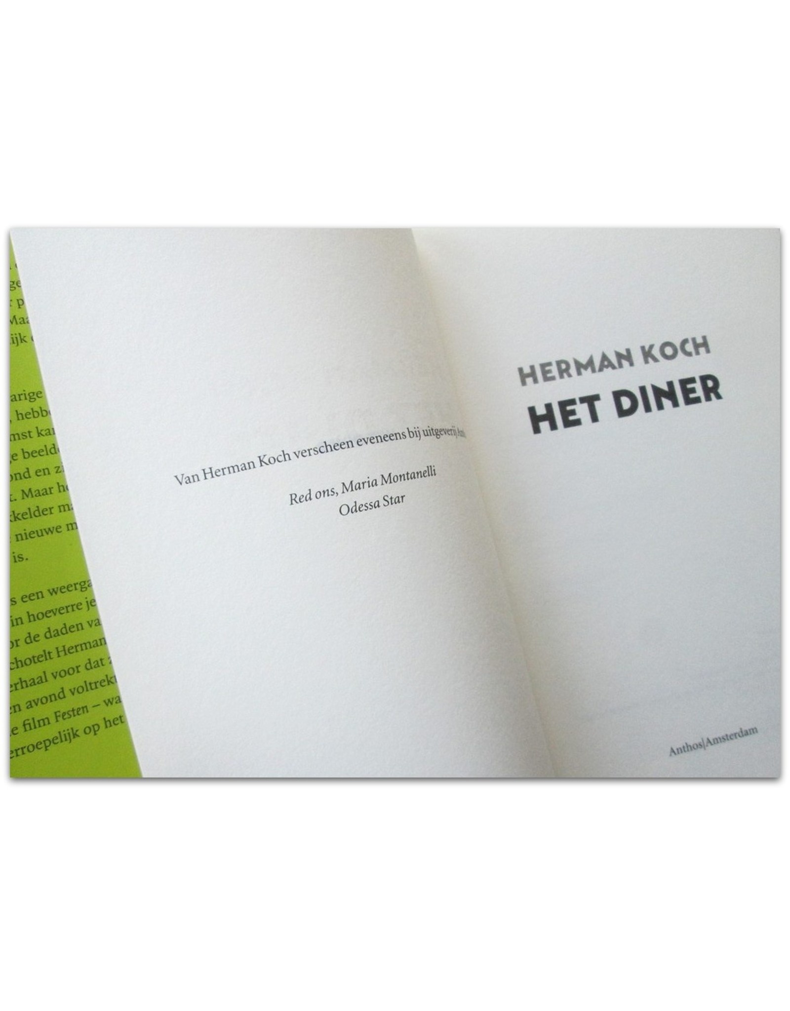 Zijn Roman Het Diner Werd In Meerdere Landen Verfilmd