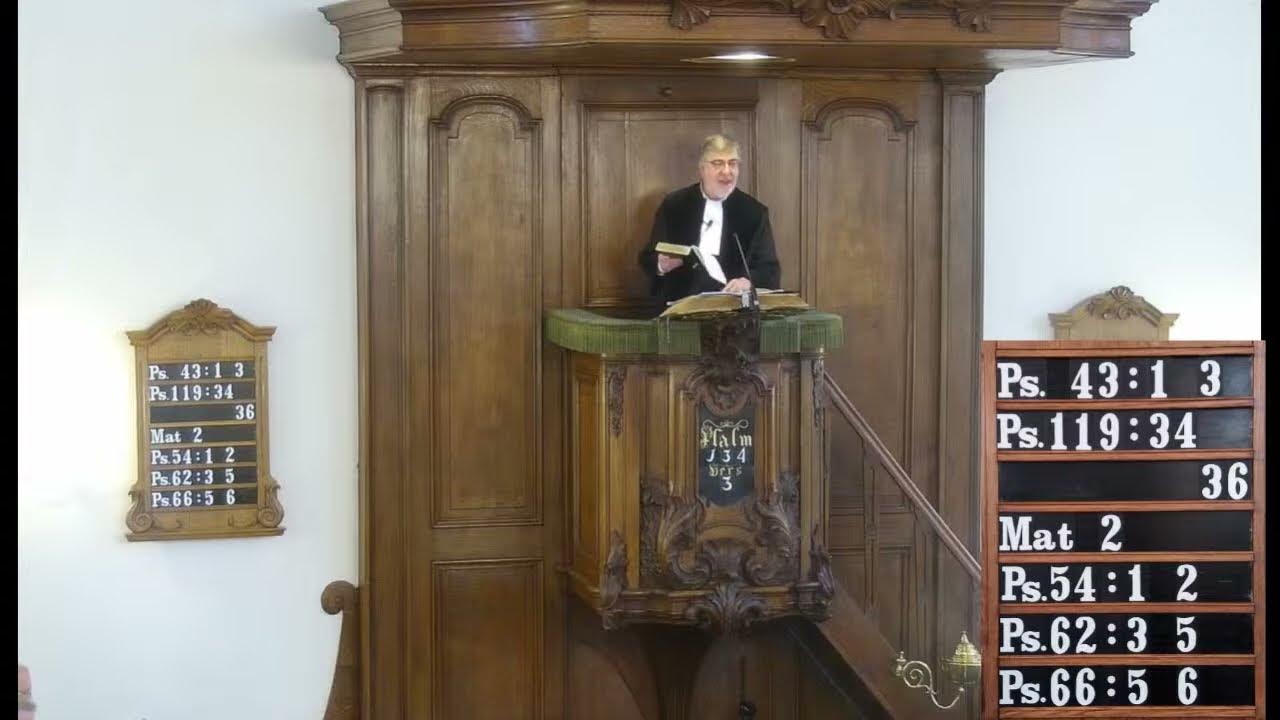 Hervormd Capelle – Morgendienst 21 januari 2024 – Ds. J. Boom, 's - Ds J Boom S Gravenmoer