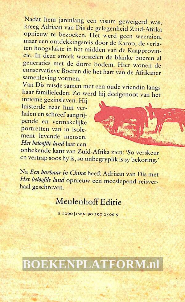 Het beloofde land, gesigneerd | BoekenPlatform.nl - Het Beloofde Land Adriaan Van Dis