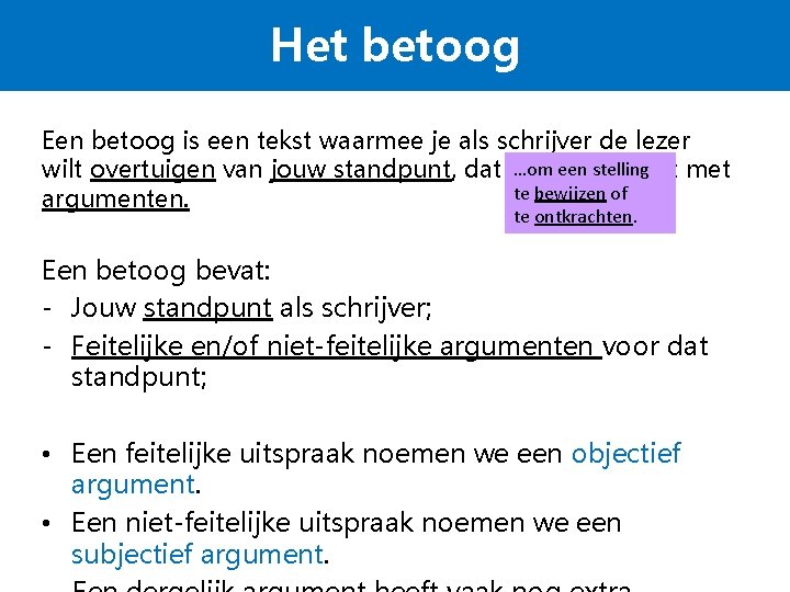 Wat Is Een Betoog Tekst
