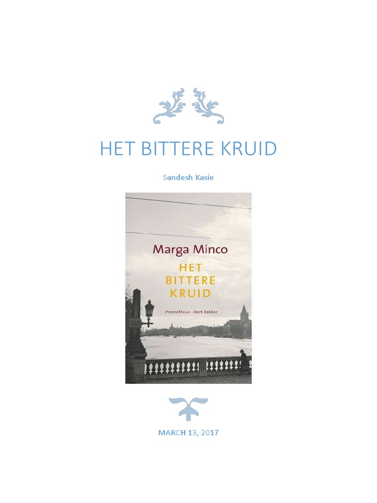 Het Bittere Kruid - Compress | PDF - Het Bittere Kruid Samenvatting Per Hoofdstuk
