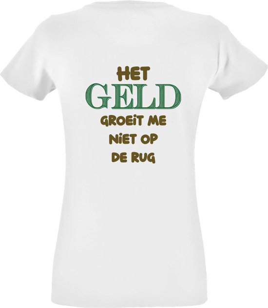 Het Geld Groeit Me Niet Op De Rug