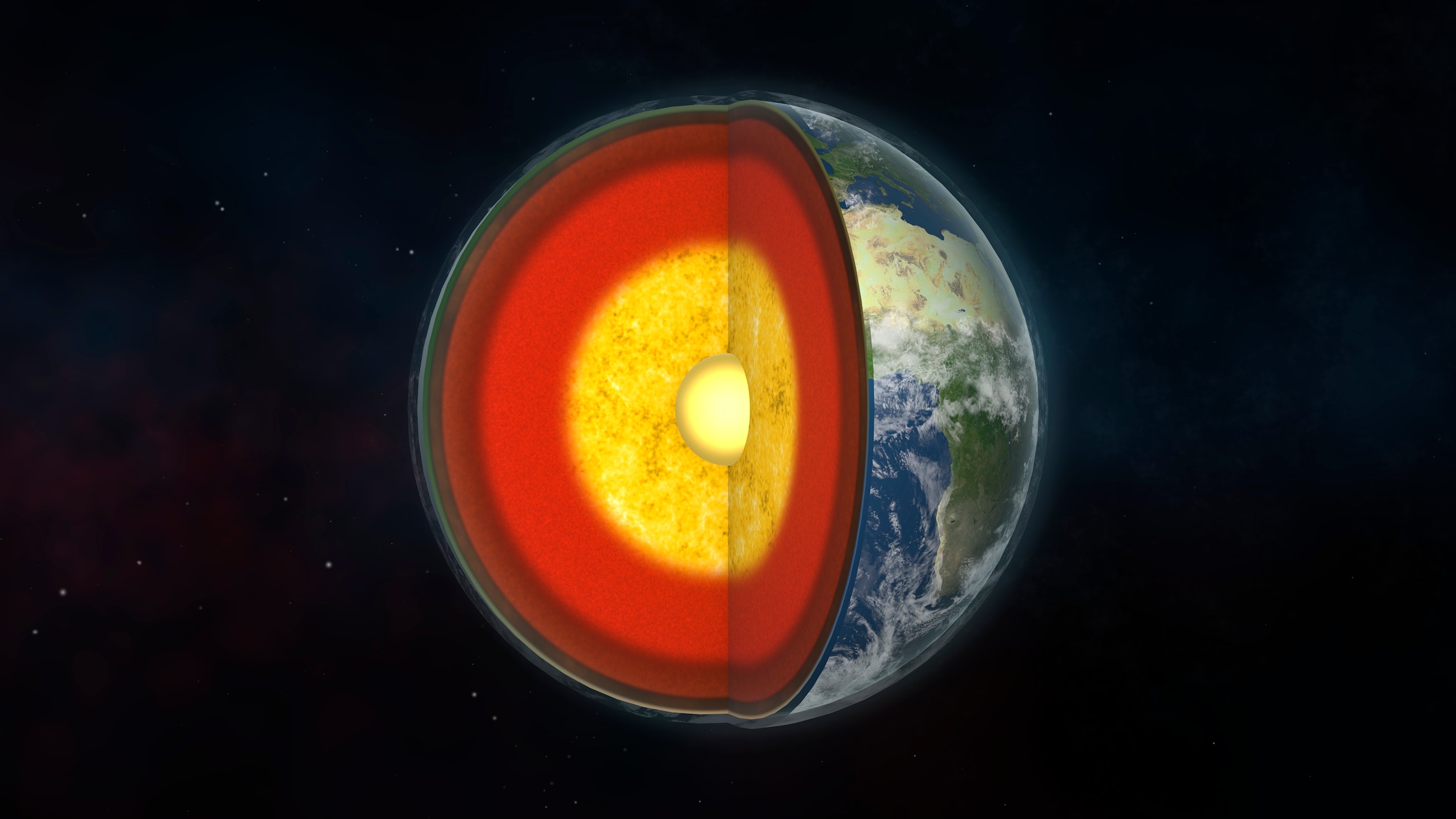 Het gloeiendhete binnenste van onze planeet lijkt steeds langzamer te - Binnenste Van De Aarde