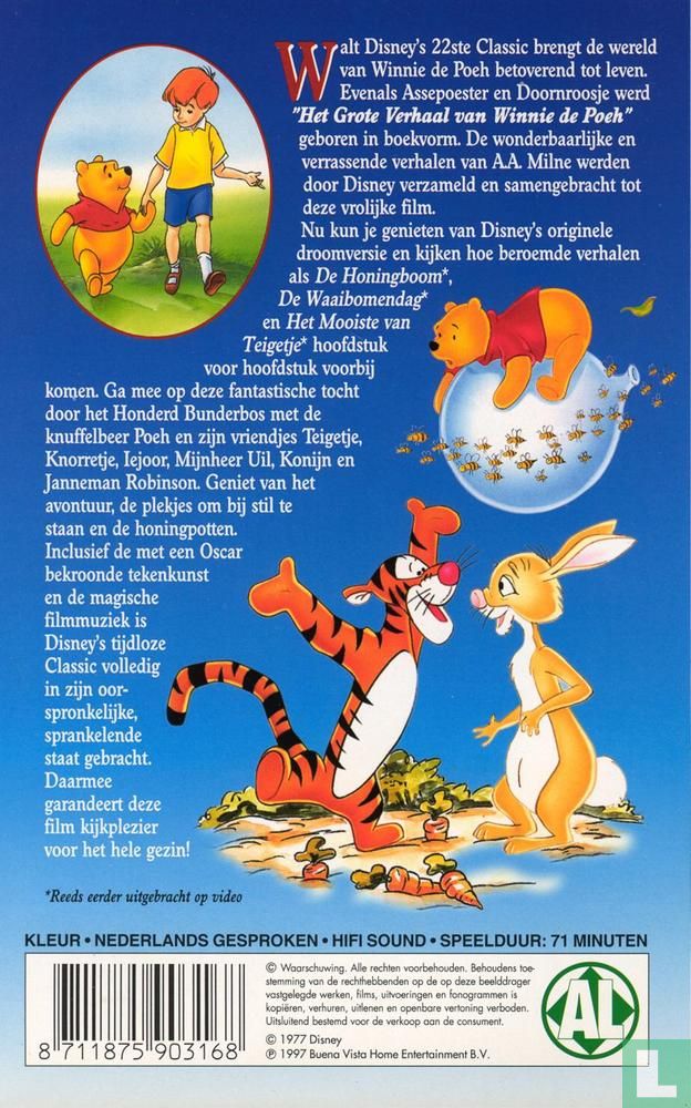Het grote verhaal van Winnie de Poeh VHS 24 (1997) - VHS videoband - Het Grote Verhaal Van Winnie De Poeh