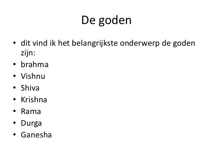 Het hindoeïsme - Hoeveel Goden Heeft Het Hindoeisme