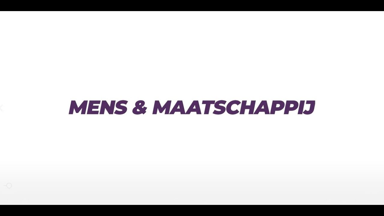 Het interessegebied Mens en Maatschappij - YouTube - Mens En Maatschappij Vmbo Boek
