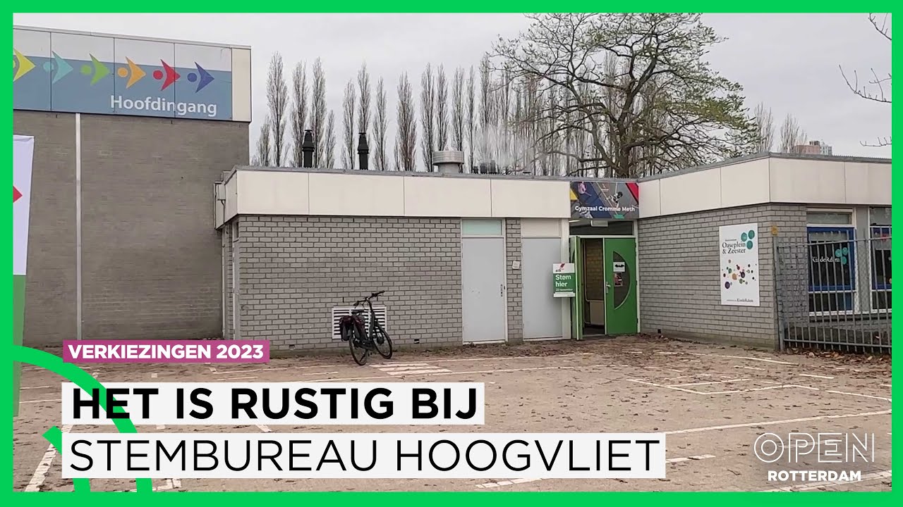 Het is rustig bij de stembureaus in Hoogvliet | VERKIEZINGEN 2023 - YouTube - Tot Hoelaat Zijn De Stembureaus Open