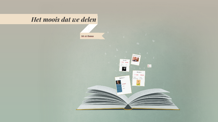 Het Moois Wat We Delen Samenvatting