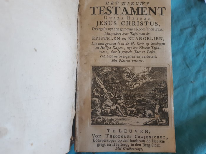 Het Nieuwe Testament - 1754 - Catawiki - Een Deel Van Overijssel Geeft Het Nieuwe Testament In Twee