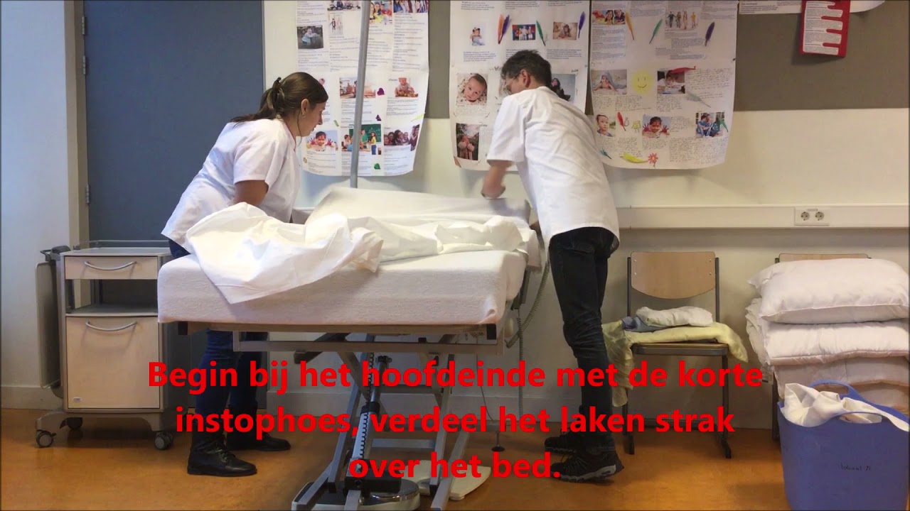 Het opmaken van een ziekenhuisbed dekbed - YouTube - Wat Kost Een Ziekenhuisbed Per Dag