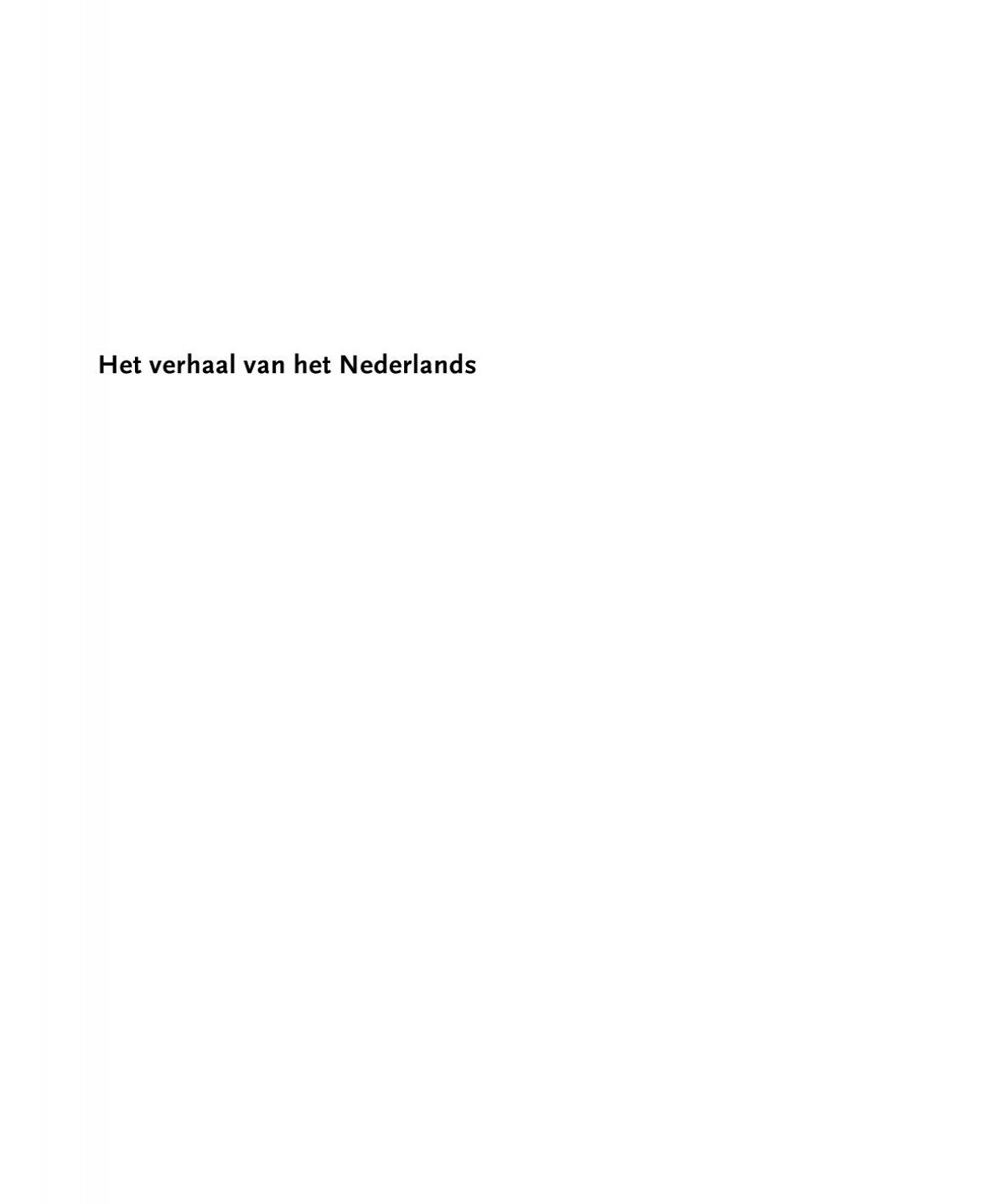Het Verhaal Van Nederland Boek Recensie