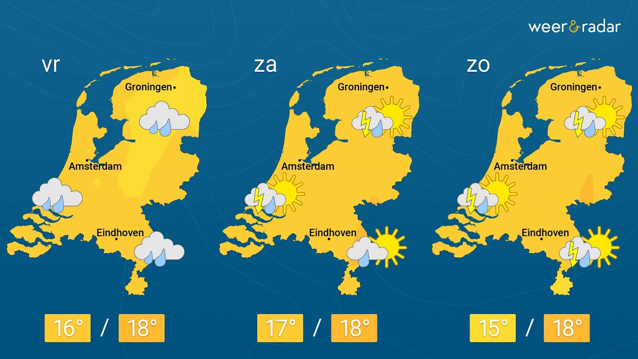 Het weer in 15 seconden Nederland 03.09.2019 - YouTube - Het Weer In Nedeland