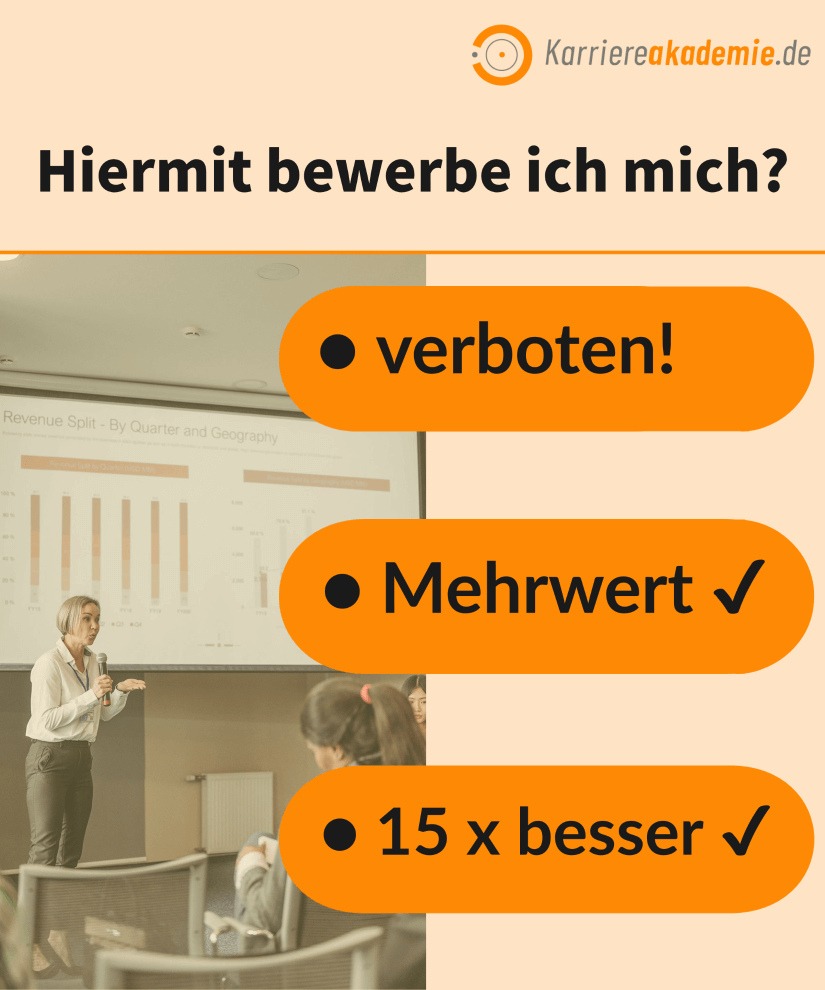 Hiermit bewerbe ich mich Beispiele 15x anders formulieren - Ich Bin Du Bist Rijtje