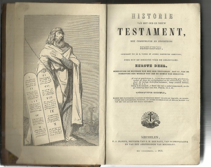 Historie van het oud en nieuw testament - 1855 - Catawiki - Verschil Oud En Nieuw Testament