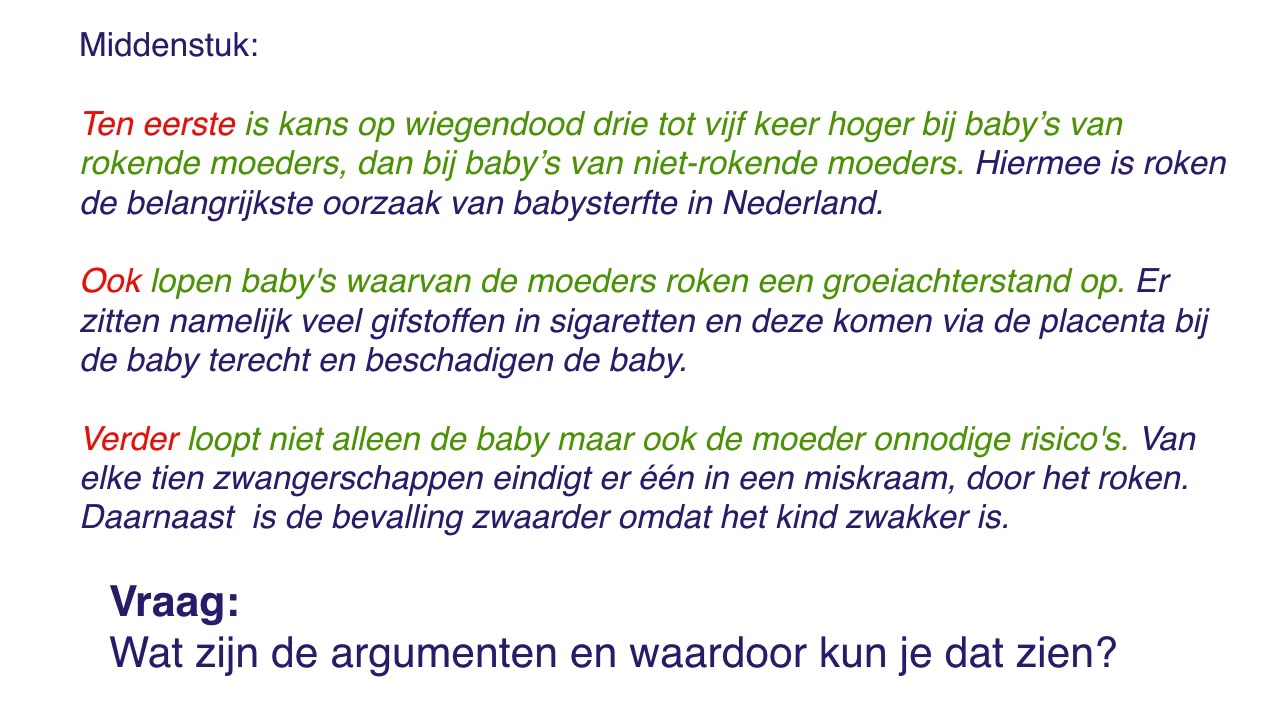 Hoe Formuleer Je Een Standpunt - Vertekenen Van Het Standpunt Voorbeeld