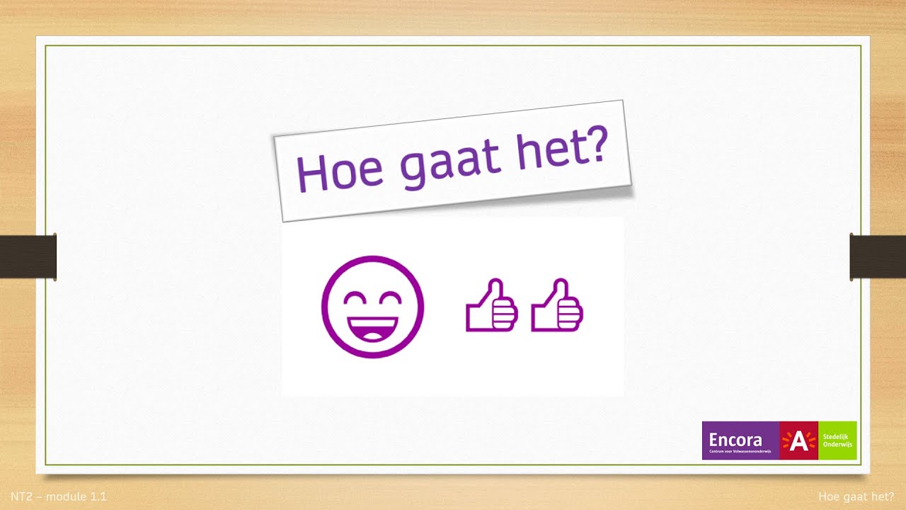 Hoe gaat het? - YouTube - Vraag Nooit Hoe Gaat Het