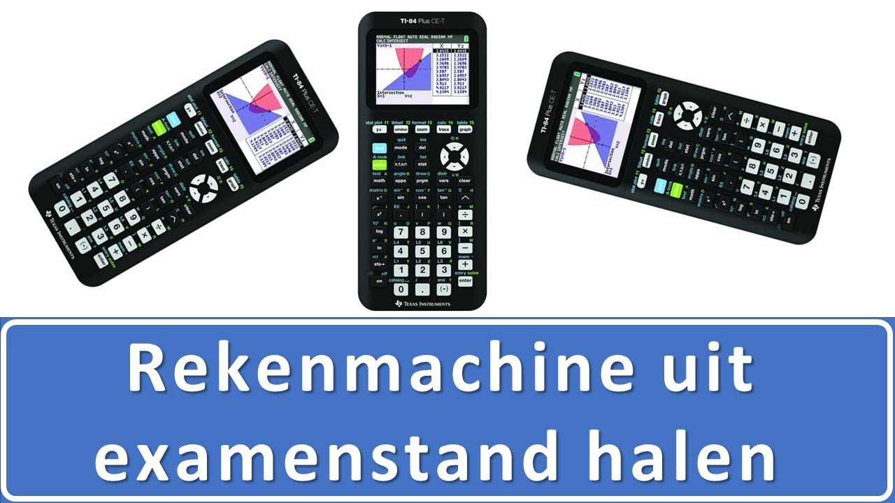 Hoe Haal Je Grafische Rekenmachine Uit Examenstand