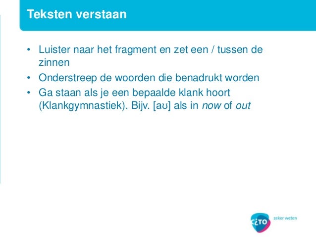 Hoe haal je meer uit de Kijk- en luistertoetsen Engels van Cito? - Cito Kijk- En Luistertoets Antwoorden