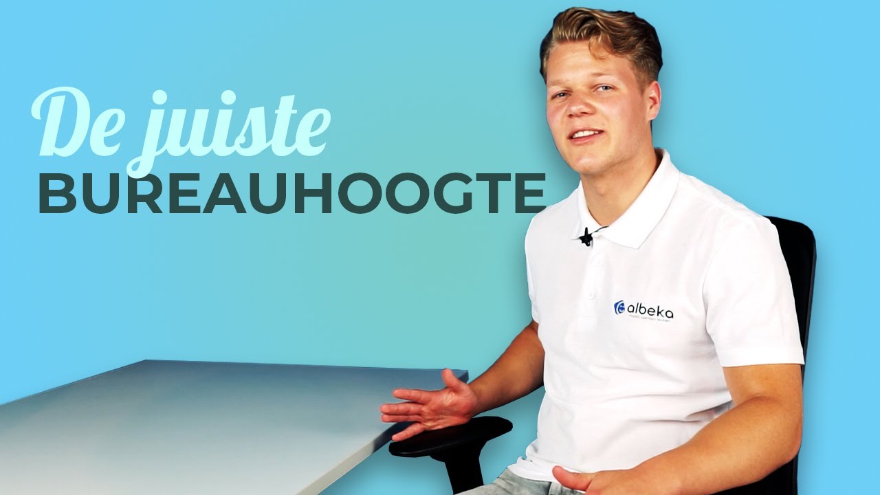 Hoe hoog moet ik mijn bureau instellen? - YouTube - Hoe Hoog Moet Ijzergehalte Zijn
