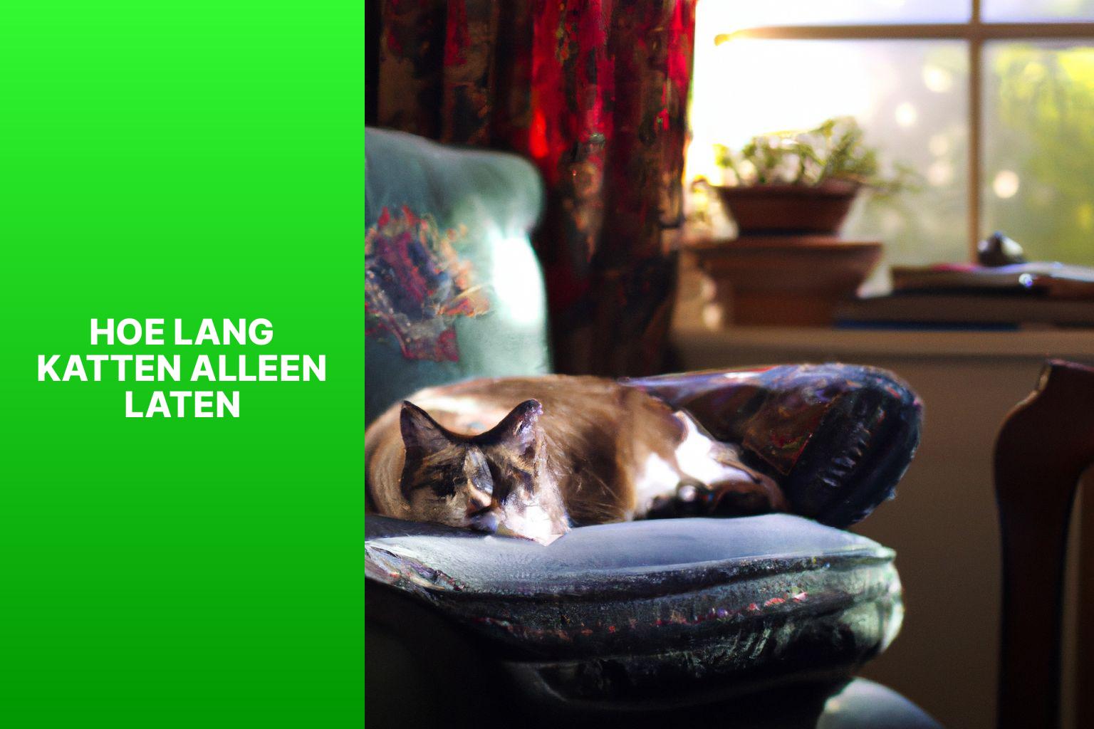 hoe lang katten alleen laten - Hoelang Kunnen Katten Alleen Zijn